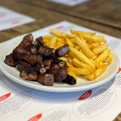 Çöp Şiş, Patates Tava Meşrubat İle